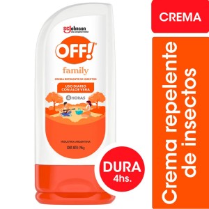 OFF REPELENTE CREMA REPELENTE C/ALOE 196gr